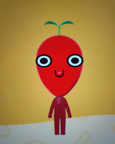 Mii-Porträt von Red Pikmin