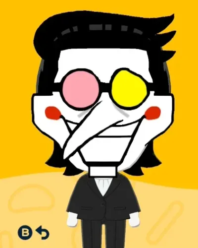 Mii-Porträt von Spamton G. Spamton