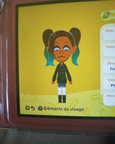 Mii portrait of Coralie
