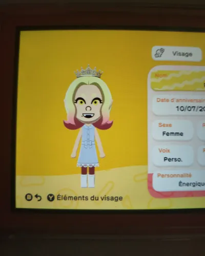 Mii portrait of Perle