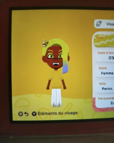 Mii portrait of Angie