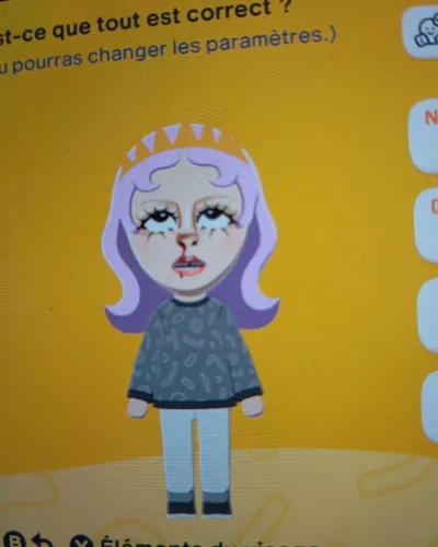Mii portrait of Melanie Martinez