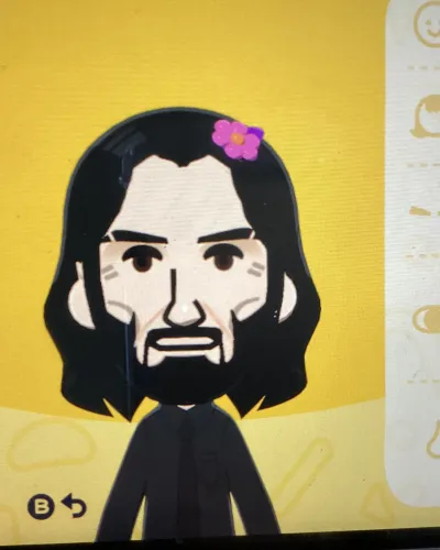 Mii-Porträt von Keanu Reeves