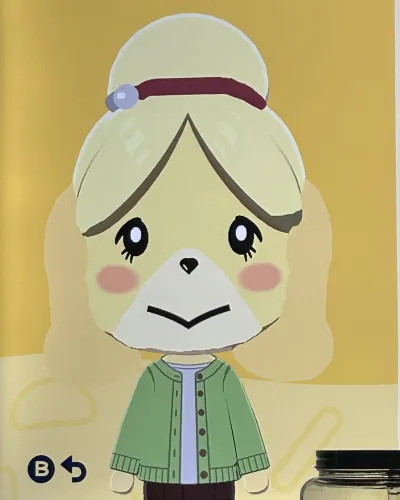 Mii portrait of Isabelle from Animal Crossing