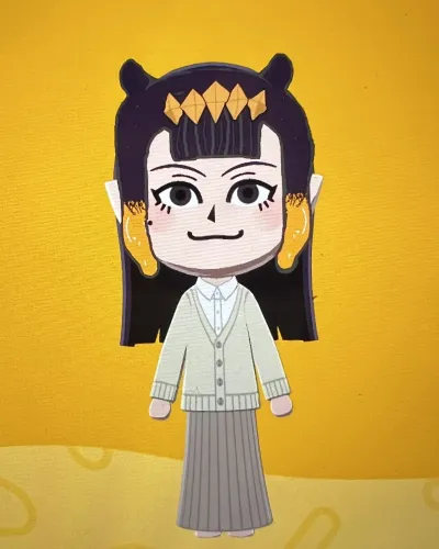 Mii portrait of Ninomae Ina'nis
