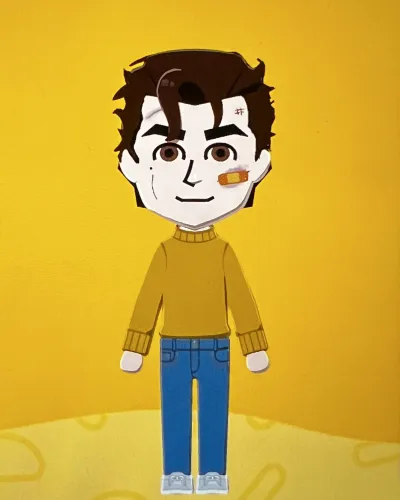 Mii-Porträt von Peter Parker
