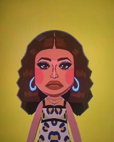 Mii-Porträt von Tiffany Pollard