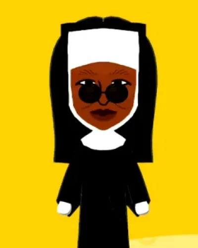 Mii-Porträt von "Sister Mary Clarence"