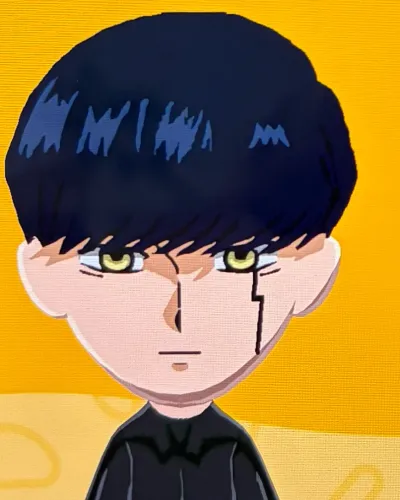 Mii-Porträt von Mash Burnedead