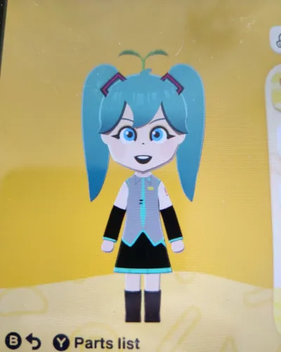 Mii-Porträt von Hatsune miku