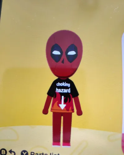 Mii-Porträt von Deadpool