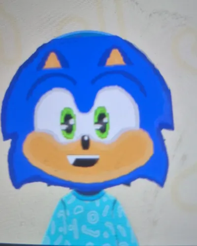 Mii portrait of sonic