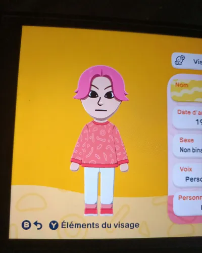 Mii-Porträt von Abby Saja