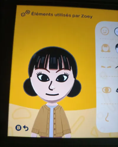 Mii-Porträt von Zoey