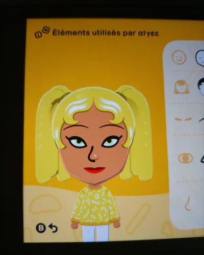 Mii-Porträt von Alice