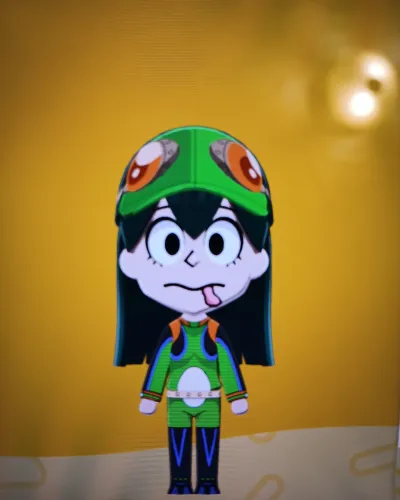 Mii-Porträt von Froppy Pro Hero Outfit