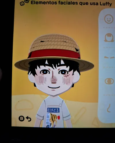 Mii-Porträt von Luffy