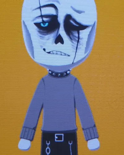 Mii-Porträt von Gaster Sans - Echotale