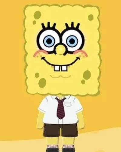 Mii portrait of SpongeBob