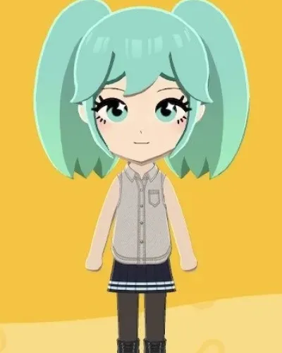 Mii portrait of Hatsune Miku