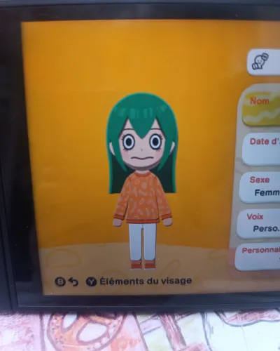 Mii portrait of Tsuyu