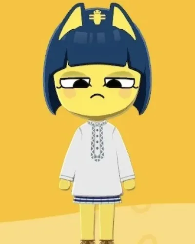 Mii portrait of Ankha