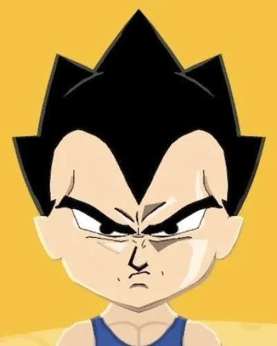 Mii-Porträt von Vegeta