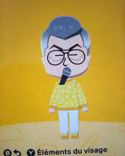 Mii-Porträt von Johnny Hallyday