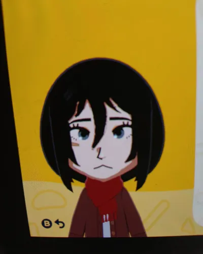 Mii portrait of Mikasa