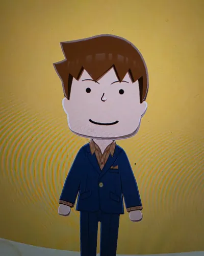 Mii-Porträt von Professor Layton