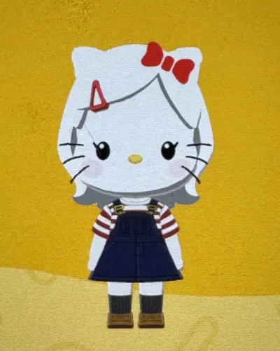 Mii-Porträt von Hello Kitty