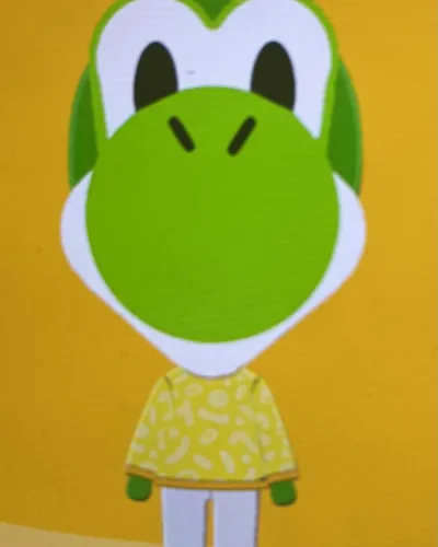 Mii portrait of Yoshi