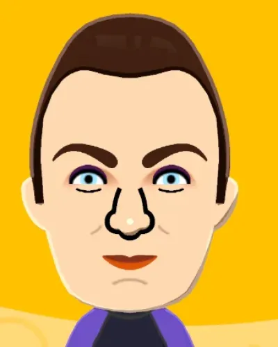Mii portrait of Robbie Rotten