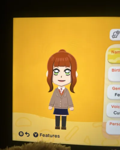 Mii-Porträt von Monika