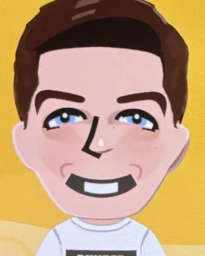 Mii-Porträt von Andy Bernard