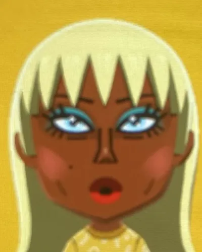 Mii-Porträt von Evelyn