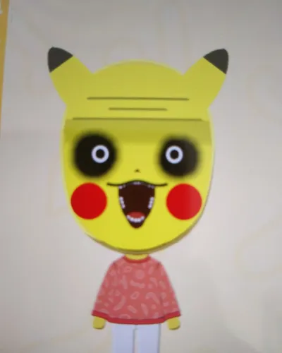 Mii-Porträt von Pikachu