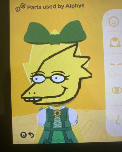 Mii-Porträt von Alphys