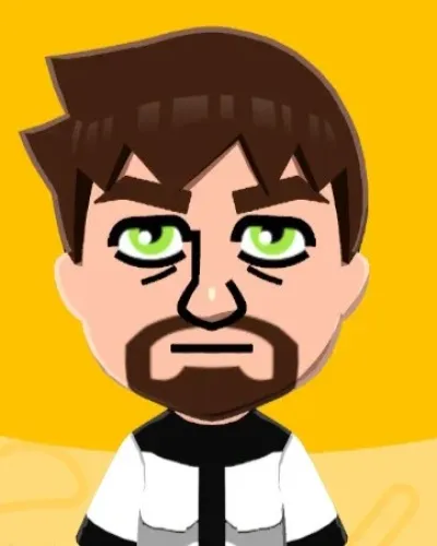 Mii-Porträt von Ben 10,000 (Ben Tennyson)