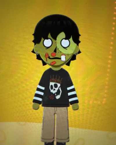Mii portrait of Silly zombie