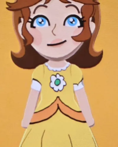 Mii-Porträt von Princess Daisy