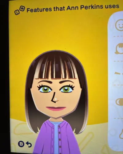 Mii-Porträt von Ann Perkins
