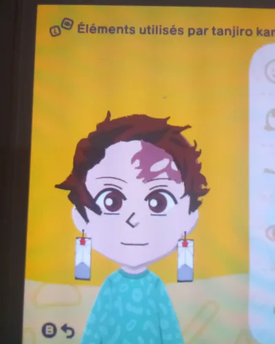 Mii-Porträt von Tanjiro Kamado