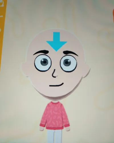 Mii-Porträt von Avatar Aang(Last mii from the demo)
