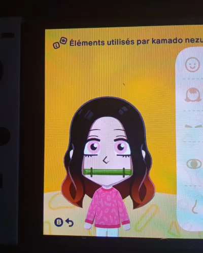 Mii-Porträt von Nezuko Kamado