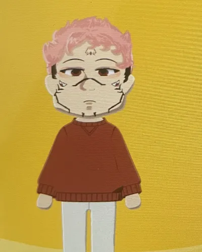 Mii portrait of Sukuna