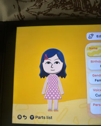 Mii-Porträt von Dot comet