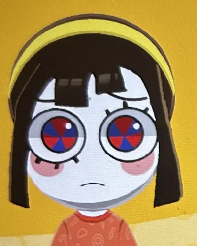 Mii portrait of pomni