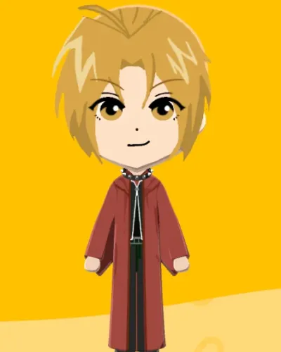 Mii portrait of Edward Elric