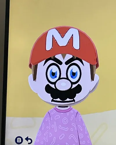 Mii portrait of Mario